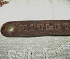 Vintage 1980s Motley Crue Concert Tour Leather Wristband Snap Bracelet Souvenir
