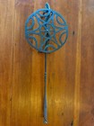 Antique Wrought Iron Rotating Fireplace Hearth Gridiron Trivet  Snake  4 Legs