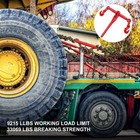 4 Pack Ratchet Binder 3 8 -1 2  Chain Load Binders 9000l Bs For Tie Down