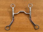 Comfort Mouth Western Horse Medium Port Flat Cheek Bit   4 3 4 