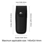 1 2pcs Black Portable Hard Boxed Nylon Belt Sheath For Folding Knife Us New