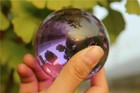 40-100mm Natural Purple Sphere Large Crystal Ball Healing Stone