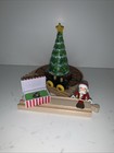 32502 Brio Wooden Train Polar Express North Pole Set Complete W Santa Tree Gift