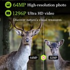 2-pack Trail Camera 64mp 1296p H 264 Mp4 Video No Glow 90ft Night Vision 0 1s   
