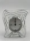 Mikasa Emotion 5 5  Glass Decorative Desk Clock N Battery Included