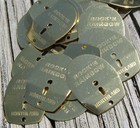 Northland Bright Gold Crawler Or Leech Harness Shaker Blade Diy Lot Of 45 E2