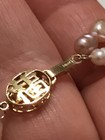 Gorgeous Vintage Freshwater Pearl Necklace With 14k Gold Clasp