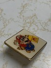 Rare Mcdonalds Nintendo Super Mario Brothers 3 Enamel Lapel Pin Employee Promo