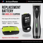 Artisan Power Replacement Battery For Andis Supra Zr Ii And Pulse Zr Ii Hair