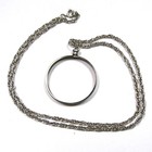 Vintage   25 Coin Bezel Quarter Necklace Coin Included 24  Chain