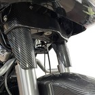 100  Carbon Fiber Upper Front Fork Cover For Harley 2014-26 Street Glide Fltrxse