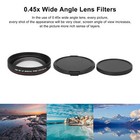 Zomei Ultra Slim Wide Angle Lens Filter 62mm 0 45x For Dslr Cameras An Hba