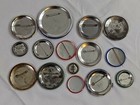 Lot Of 15 Various Vintage Button Pin Badge