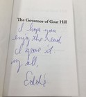 Signed Eddie Curran The Governor Of Goat Hill Paperback 2009 Inscribed 1st Ed