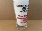 Vintage Pure Oil   Gas Dealer Promo Drinking Glass Gasoline Service Station  14