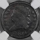 1809 Classic Head 1 2c Half Cent Ngc Good Details  obv Scratched     8445234-010