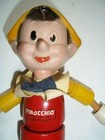 8    Vintage Ideal Disney Pinocchio Composition wood Figure Jointed Adorable 