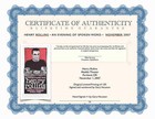 Henry Rollins Poster Aladdin Theater 2007 Signed Silkscreen Gary Houston S n coa