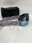 Oakley Flight Deck M Snow Goggles Lilac Cell Prizm Sapphire Lens Ski Snowboard