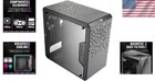 Micro-atx Tower Case Aluminum Mesh Ventilated Dust Filter Gaming Pc Build