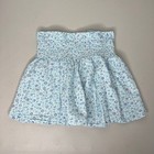 Bisby Blue Daisy Circle Mini Skirt Size 8
