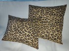 2 Ralph Lauren Aragon Leopard Toss Pillow Cover Shams  12x16   16x16 Inch  New
