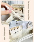 Multi-layer Large Capacity Capybara Print Pencil Pouch  beige 