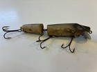 Vintage Original Heddon Wood Jointed Vamp Fishing Lure  