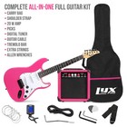 Beginner 39    Electric Guitar Kit   Started Set Accessories - Pink