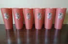 Merry Mushroom New Vintage Nasco Usa Tumblers Set Of 6 1970 s Cups Retro Plastic
