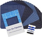 20pcs Denim Patches For Jeans Kit 3 By 4-1 4 4 Shades Of Blue Iron On Jean