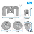     Aluminum Anode Kit Fit For 2004-2023 Mercruiser Bravo 888761q02 888761q04