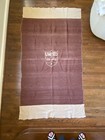 Vintage 40s 50s United Airlines 100  Wool Felt Blanket 44  X 81  Mcm