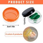 6 Pcs Mini Pill Box Portable Travel Pill Organizer Pocket Medicine Container New