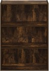 Industrial 3 Shelf Wood Bookshelf Bookcase Storage Shelving Display Book Rack