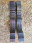 2 Antique Victorian Solid Walnut Brackets Corbels Shelf Supports 11  High