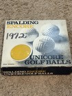 Vintage 1972 Spalding Encore Unicore Golf Balls - New In Box Full Dozen Nos
