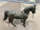 Vintage 1950   s Metal Horse Figure Copper Bronze Equestrian Statue Usa Made