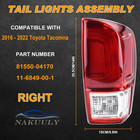 Tail Light Rear Lamp Compatible With 2016-2023 Toyota Tacoma Right Pass