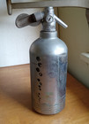 1930s Art Deco Soda King Chrome Plated Seltzer Water Bottle Dolphins   Bubbles