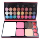 33 Colors All In One Eyeshadow Lip Palette Kit Blush Facial Travel Makeup Set