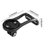 Bike Stem Extension Computer Mount For Garmin Edge  Holder Bracket Us