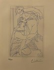 Pablo Picasso Original Signed Lithograph  Coa And Appraisal For  3 500 Usd    