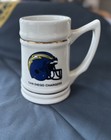 Vintage San Diego Chargers Football Team Beer Stein Mug Usa Made  5 3 4  Tall 