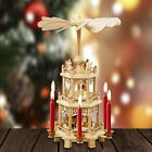 German Christmas Carousel Pyramid Windmill Nativity 18in Decoration -20 Candles