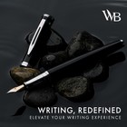 Fountain Pen Set  Medium Nib  Includes 24 Pack Ink Cartridges  Ink Refill Con   