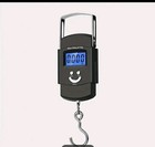 Digital Hanging Luggage fish Scale W  Hook  Lcd Display  Lb kg  50kg 10g Black