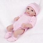 Reborn Baby Dolls 10  Full Body Vinyl Silicone Girl Doll Real Lifelike Newborn