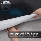 King Queen Full Twin Size Waterproof Mattress Protector Quilted Fitted Cover