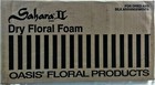 Oasis Sahara Ii Nib Dry Floral Foam-box Of 20 Green Bricks -each 8  X 4  X 3 